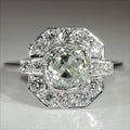 Zirconia & Silver Ring