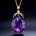 Violet Crystal Necklace