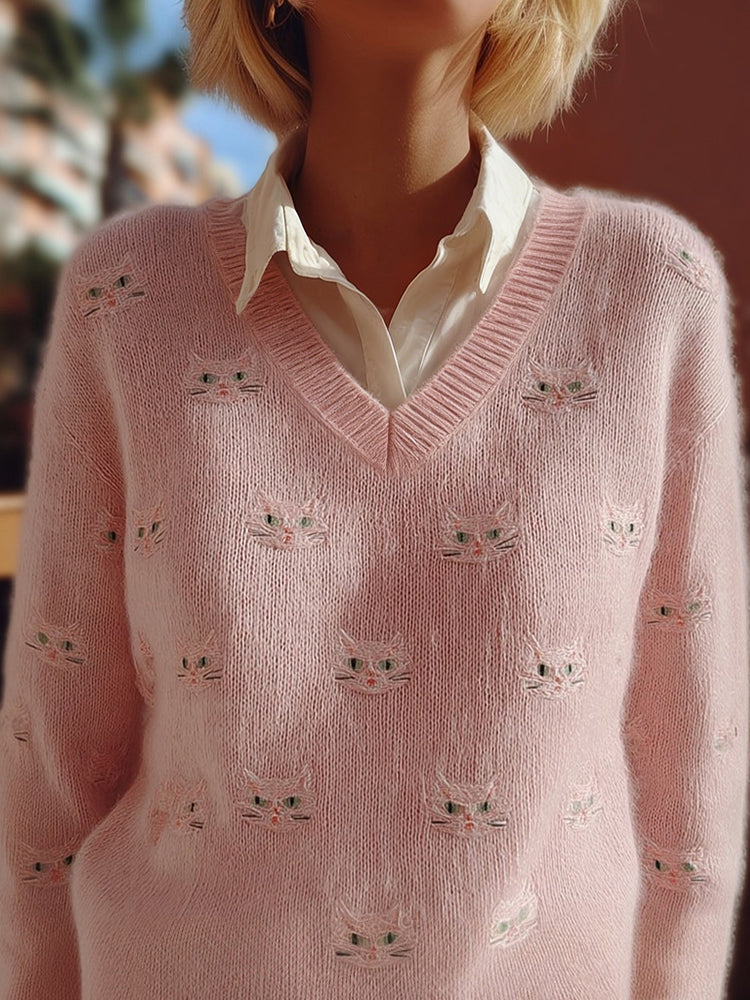 Timeless Vintage Style Jumper