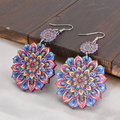 Colorful Mandala Earrings