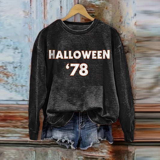 Comstylish Women's Halloween '78 Printed Casual Sweatshirt