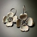 Silver Blossom Earrings