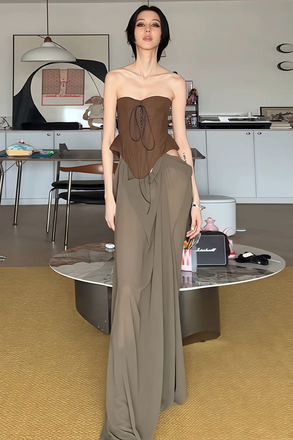Brown