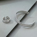 Hexa Radiance Cuff & Ring Set