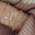 Pack of Gold Bracelets