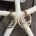 Gold & Silver Circles Earrings