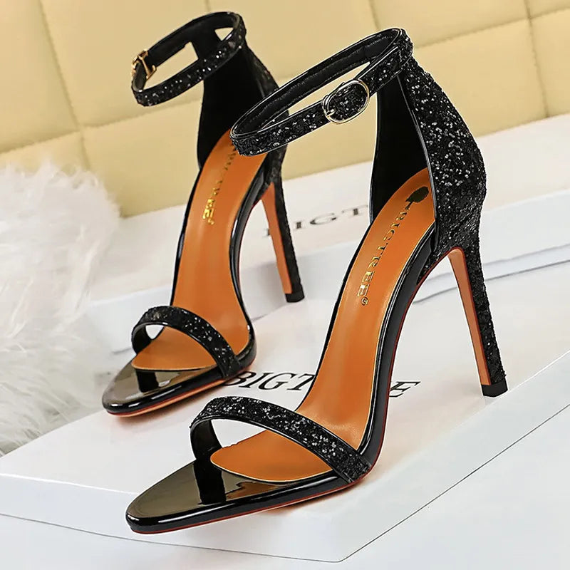 A Vintage Style Sandals with Delicate Timeless Details