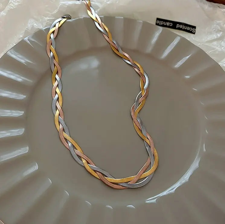 Gold and Silver Necklace