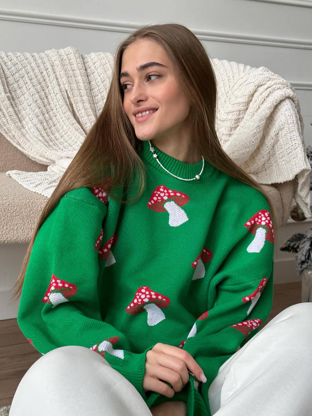Gracefully Designed Sweater