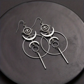 Silver Dangling Earrings