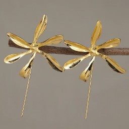 Golden Flower Earrings