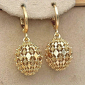 Hollow Golden Earrings
