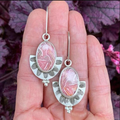 Pink Stone Earrings