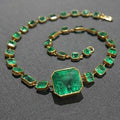 Emerald Gold Necklace