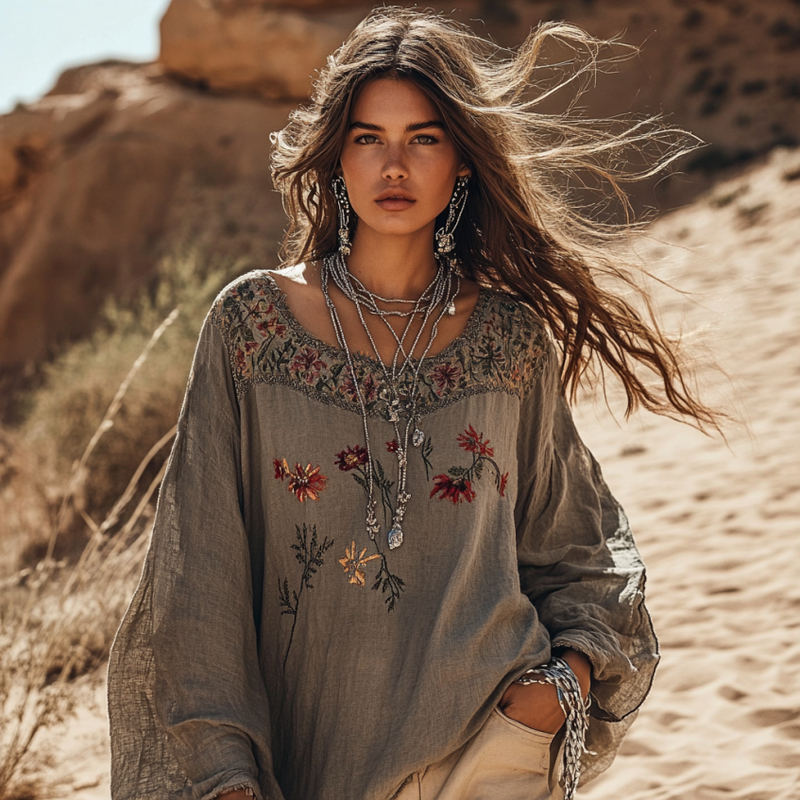 Timeless Vintage Style Blouse