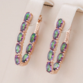 Colorful Zirconia Earrings