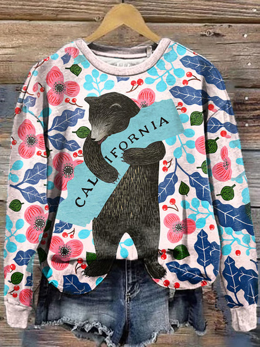 Comstylish Women's California Strong Los Angeles Strong Wildfire 2025 Print Sweatshirt
