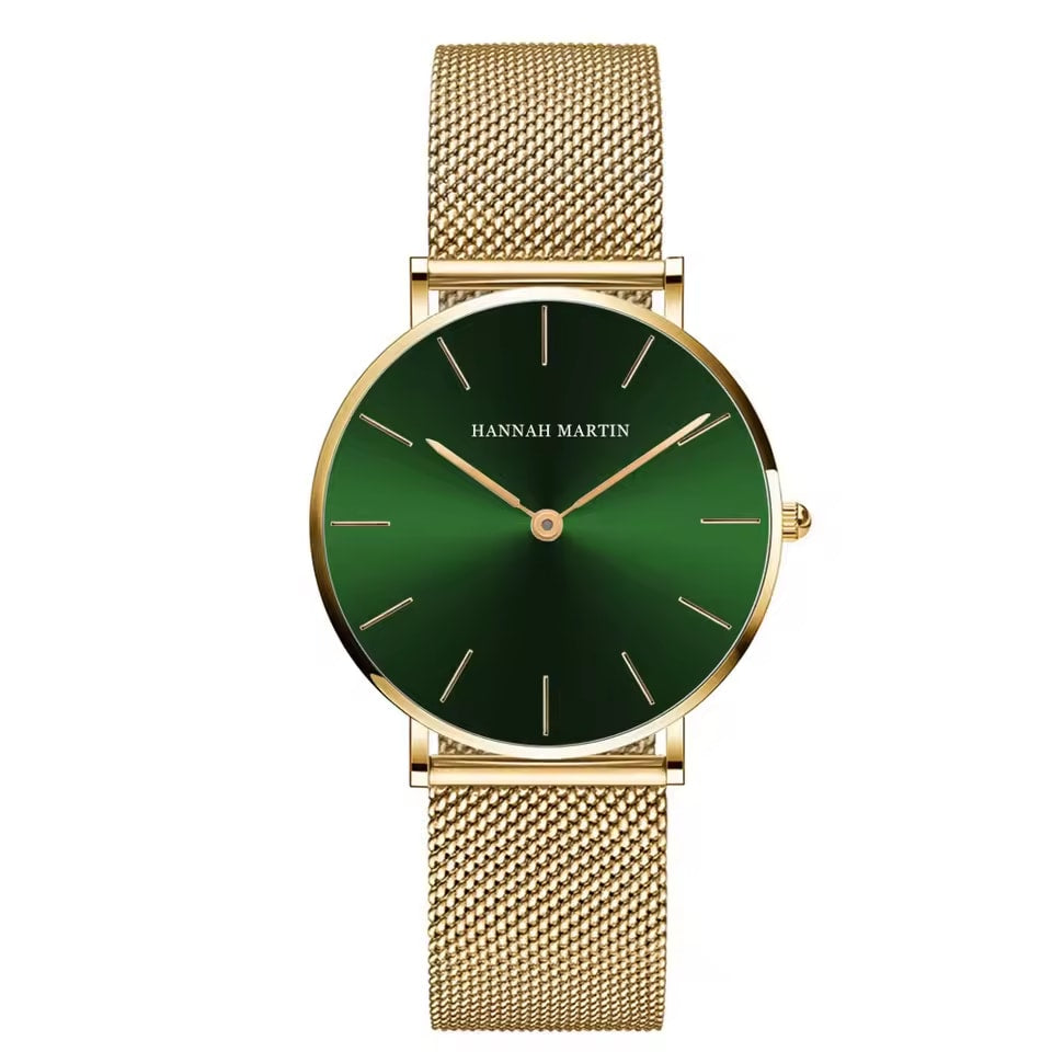 Gold with Green