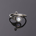 Moon Bright Crystal Ring