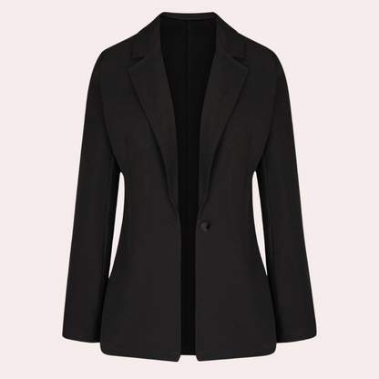 LM | Minimalist plain blazer for women