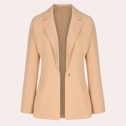 LM | Minimalist plain blazer for women