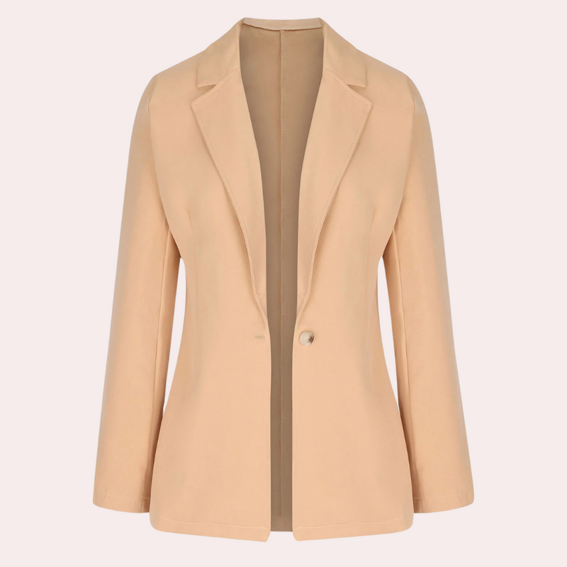 LM | Minimalist plain blazer for women