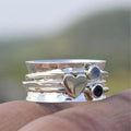 Spinner Heart Ring
