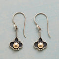 Clover Earrings With Pearls in Gold