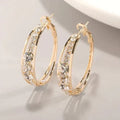 Sparkly Hoop Earrings