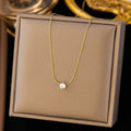 Gold Necklace With Diamonds