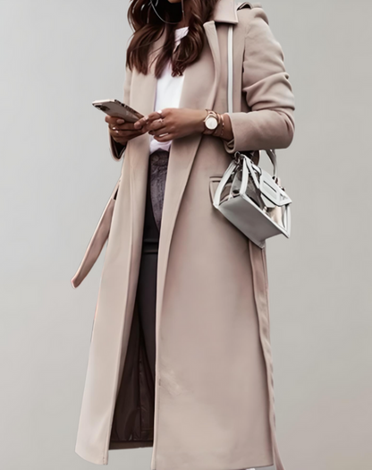 LM | long jacket with side pockets and zipper