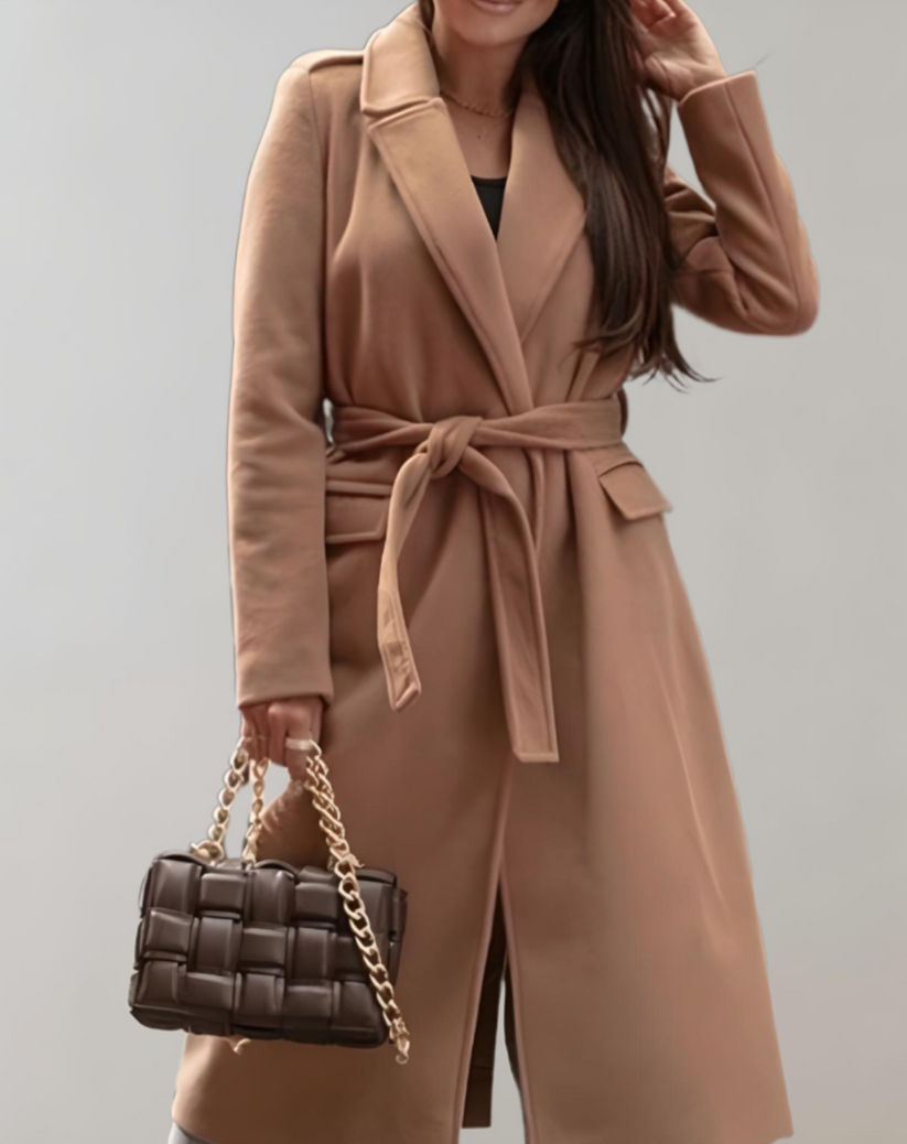LM | long jacket with side pockets and zipper
