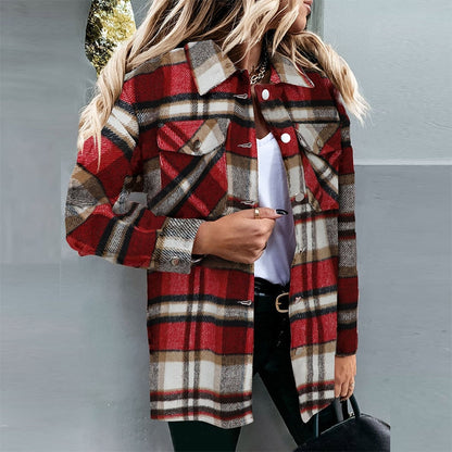 LM | Checked transition jacket for fall