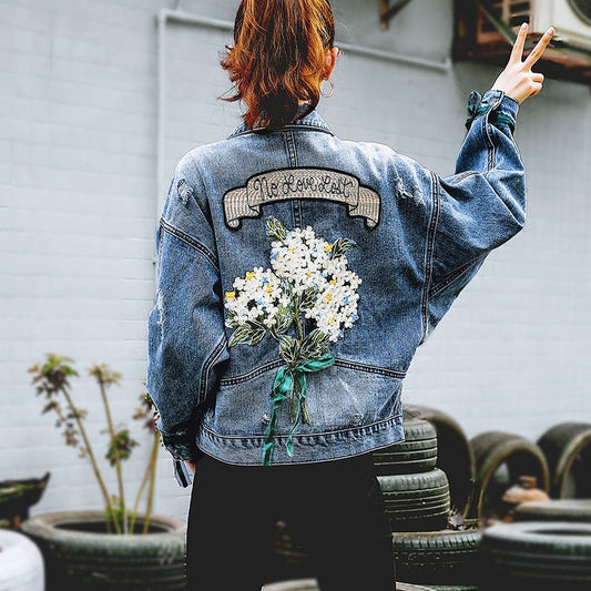 LM | LibbiesJacket I Jacket with embroidery for women