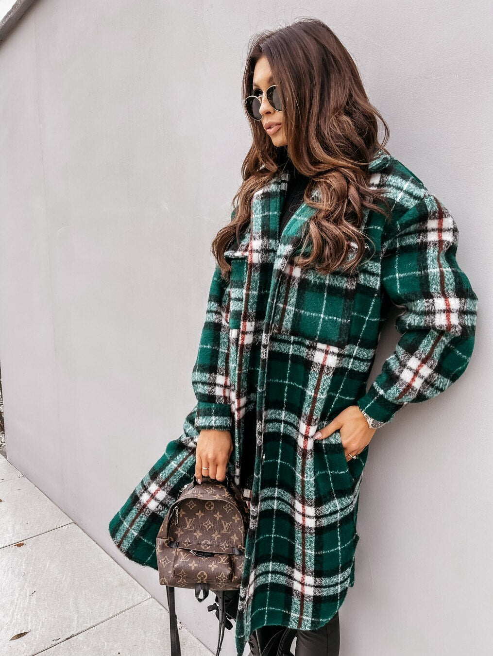 LM | Long Plaid Jacket™: For women
