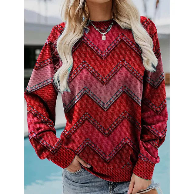LM | Print Pullover Sweatshirt