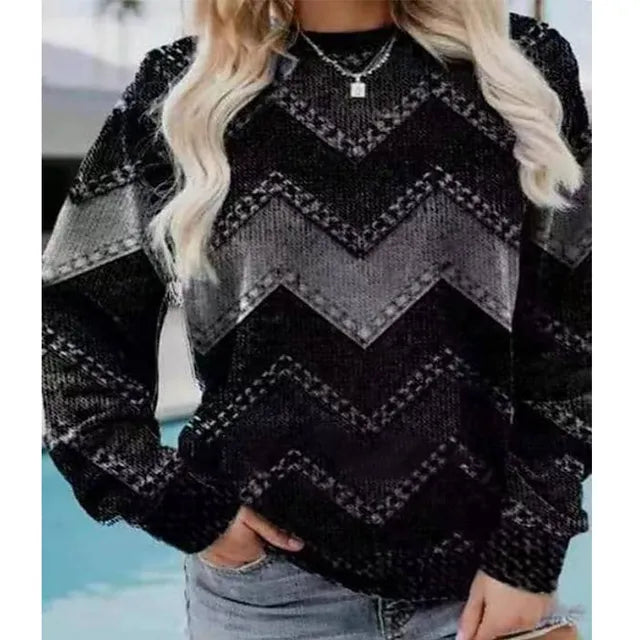 LM | Print Pullover Sweatshirt