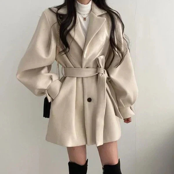 LM | Short jacket with belt