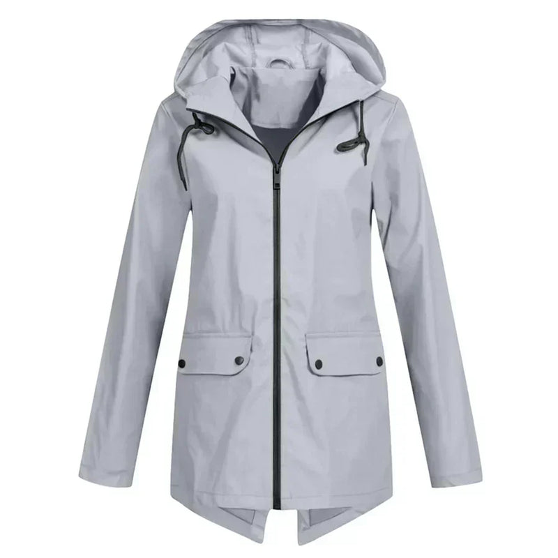 LM | Waterproof jacket with zipper for women