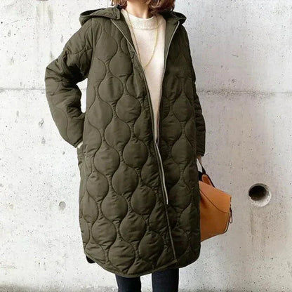 LM | Quilted coat with hood