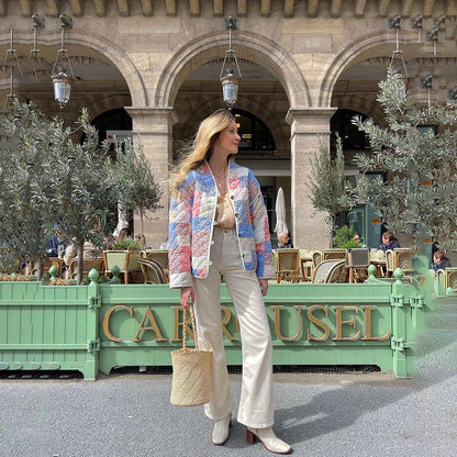 LM | Lovely Floral coat for women