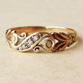 Ivy Golden Zirconia Ring