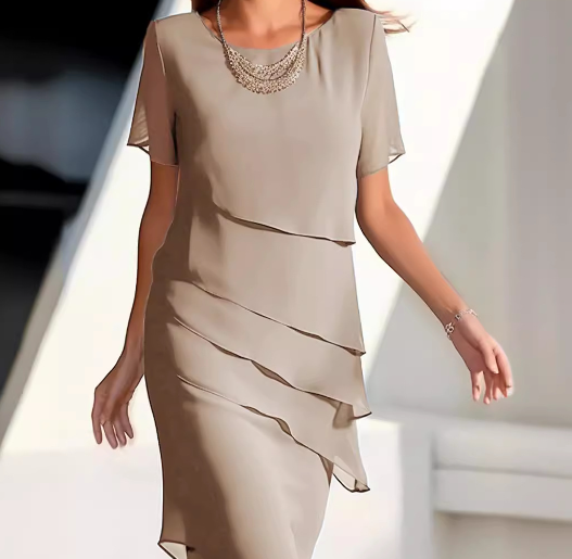 LM | Plain-colored sleeveless mini dress