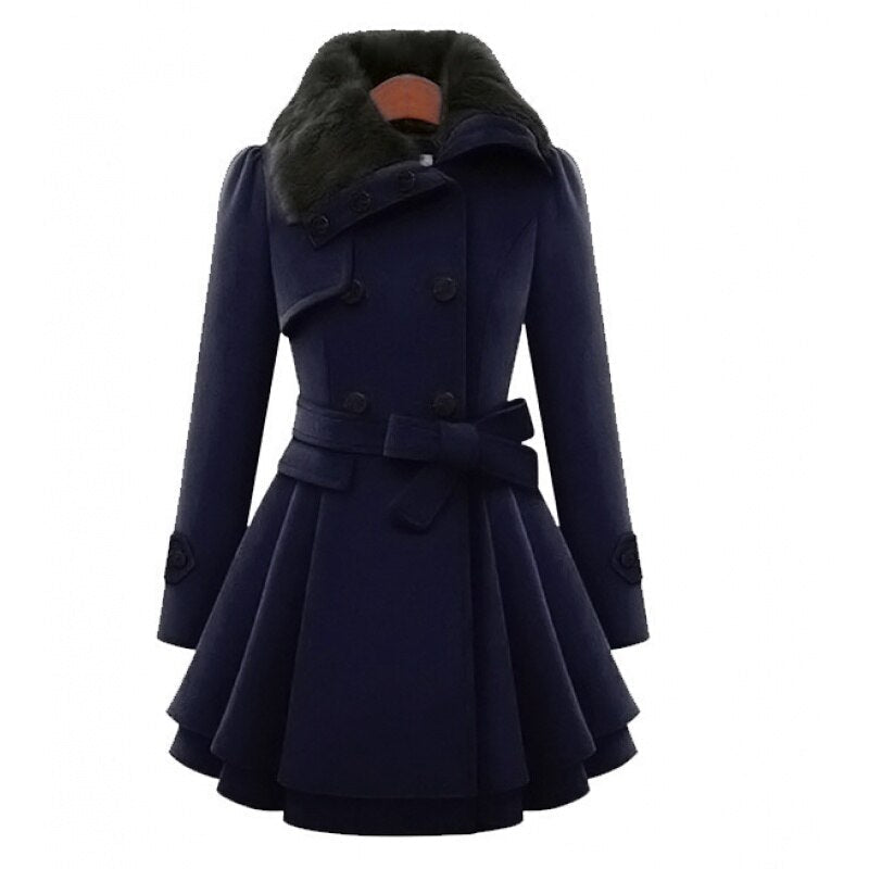 LM | Elegant belted jacket for women