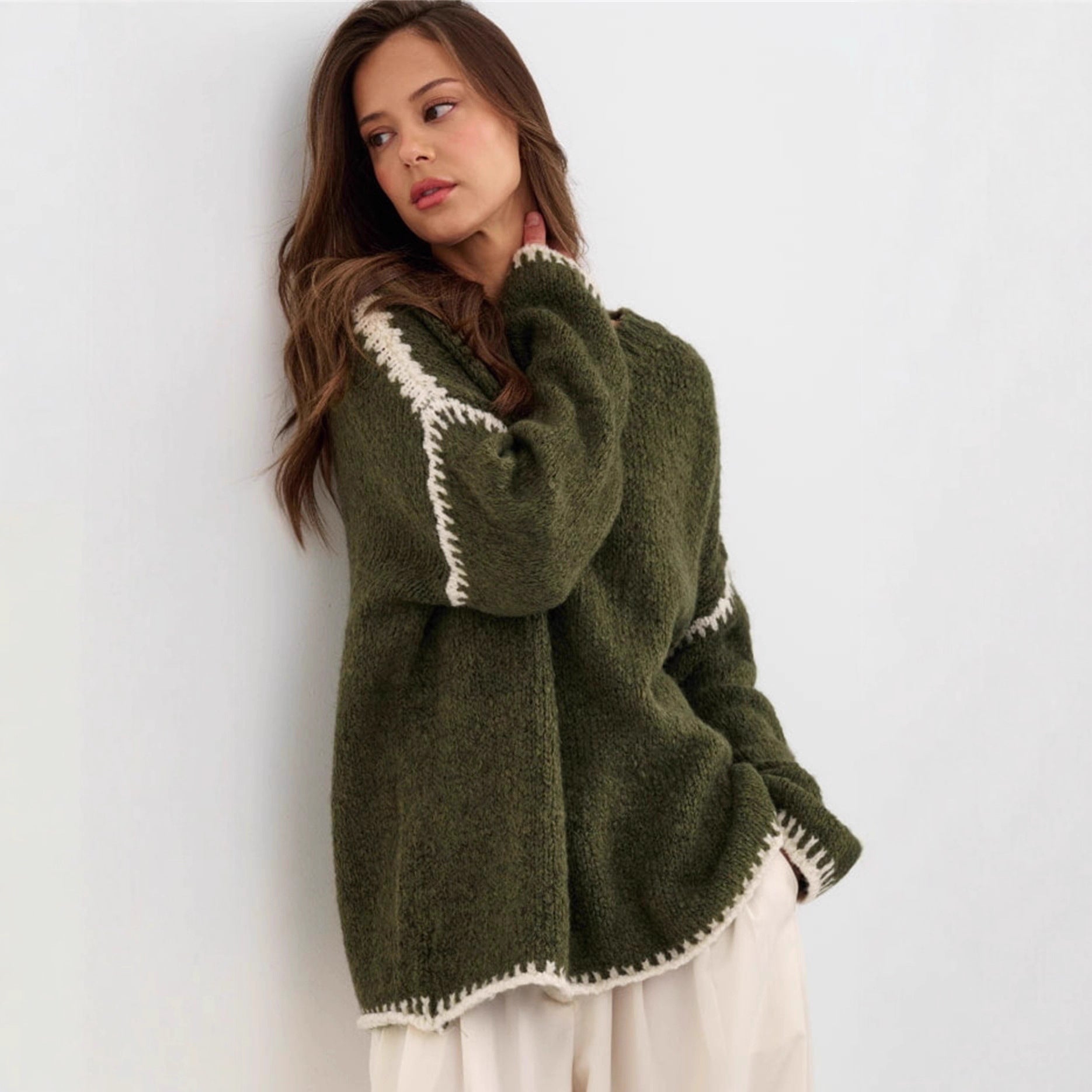 Gracefully Designed Pullover