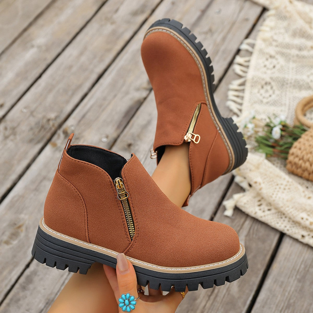 Graceful Orthopedic Boots for Modern Look