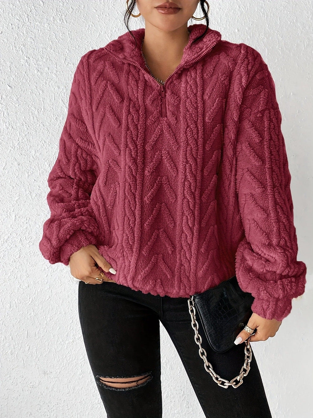 Gracefully Designed Pullover