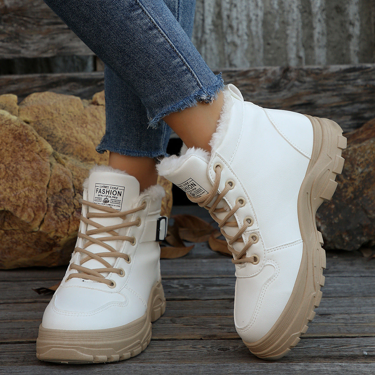 Chic Orthopedic Boots with Unique Design