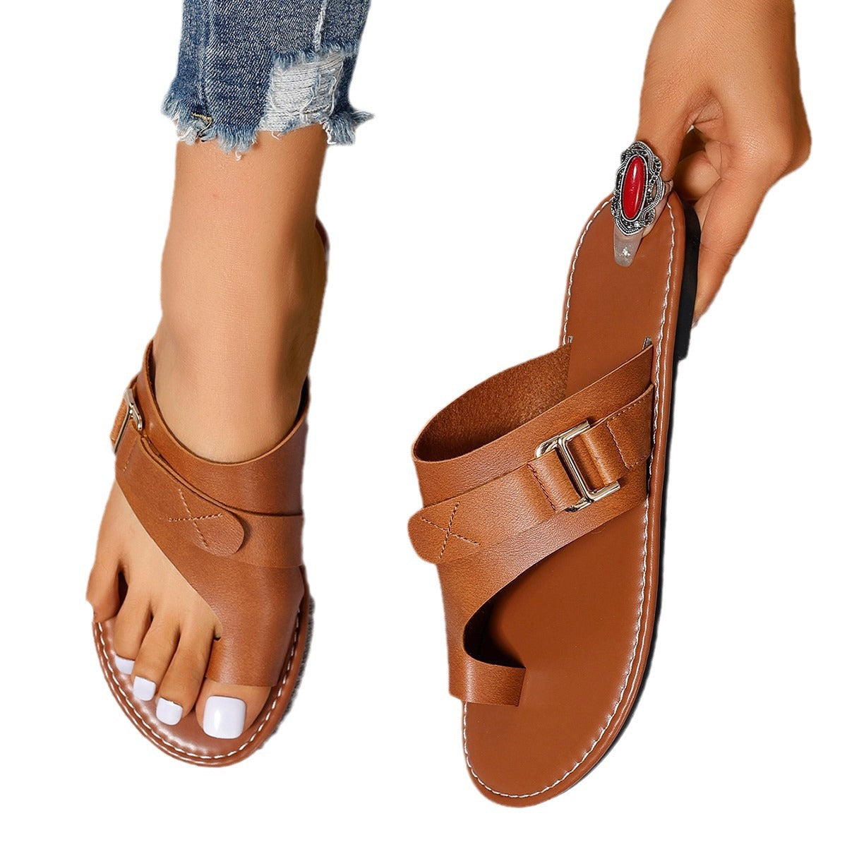 Vintage Inspired Orthopedic Sandals