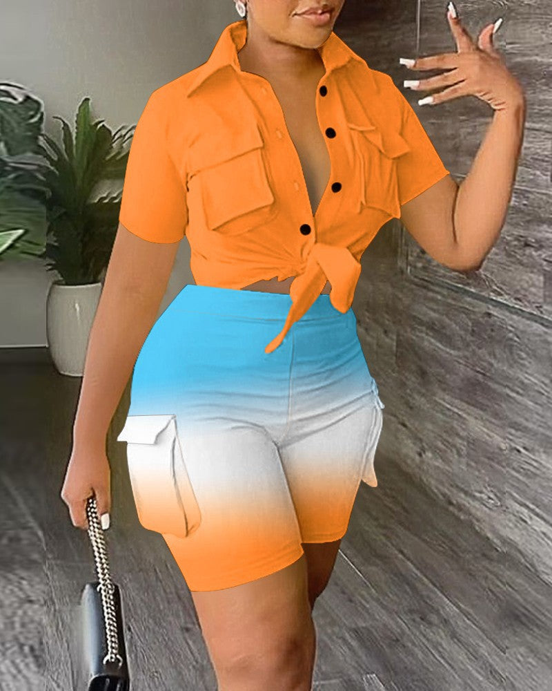 Orangeblau